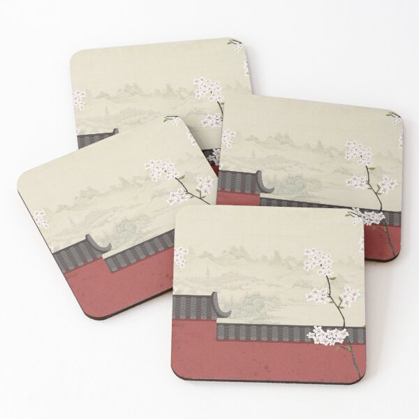 Item preview, Chinese Retro Art, Red Wall, Vintage Lover Chinese Painting designed and sold by MsLuciaStore.