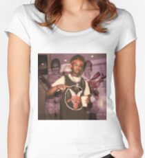 Fredo Santana Women's Fitted Scoop T-Shirt