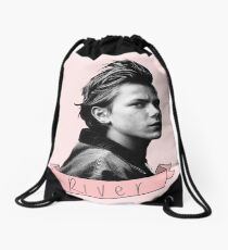 river Drawstring Bag