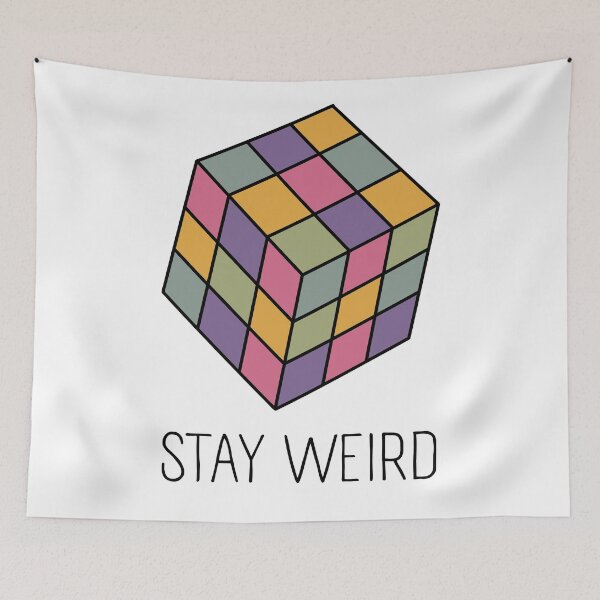 Item preview, Stay Weird Rubik Cube designed and sold by trendingatees.