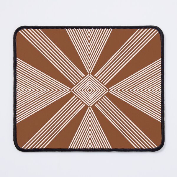 Artikelvorschau, Gebranntes orange rostrotes Mudcloth-Muster entworfen und verkauft von trajeado14.