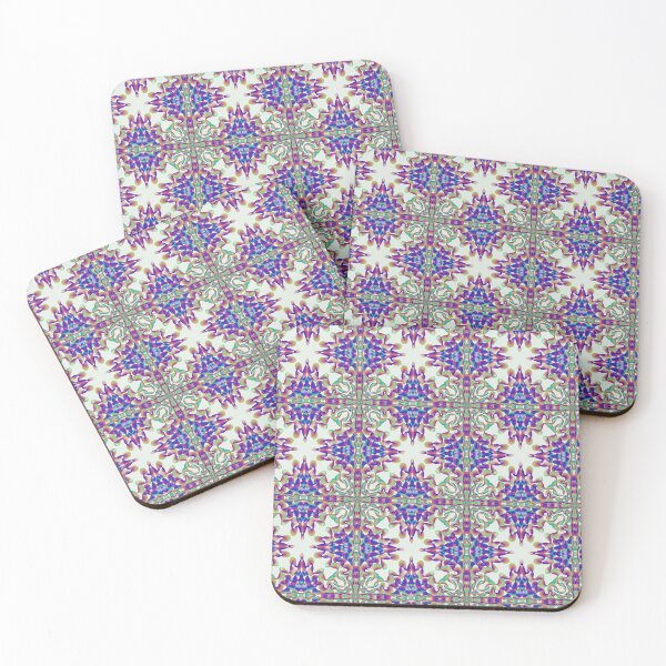 Item preview, Geometrical fractal art of rectangles and fixtures of parallel structures and saturated colors 62 designed and sold by Shape-And-Color.