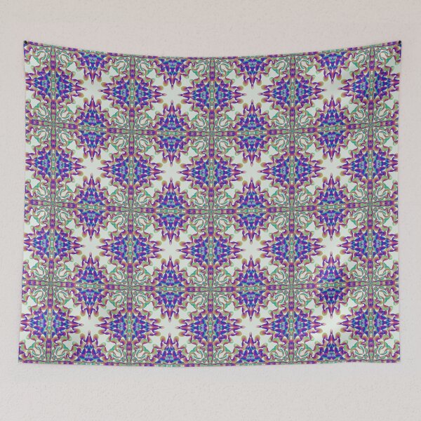 Item preview, Geometrical fractal art of rectangles and fixtures of parallel structures and saturated colors 62 designed and sold by Shape-And-Color.