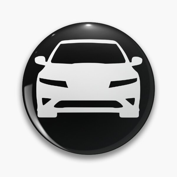 Item preview, Honda Civic 8th generation FK FN Civic white silhouette designed and sold by EdimDesign.