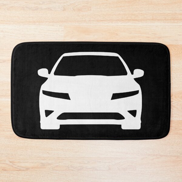 Item preview, Honda Civic 8th generation FK FN Civic white silhouette designed and sold by EdimDesign.