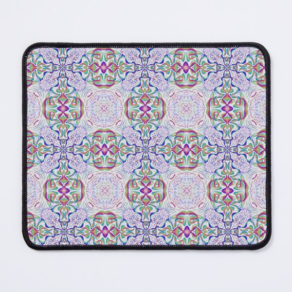 Item preview, Geometrical fractal art of rectangles and fixtures of parallel structures and saturated colors 64 designed and sold by Shape-And-Color.