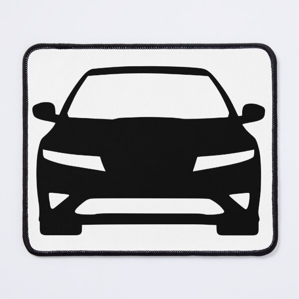 Item preview, Honda Civic 8th generation FK FN Civic black silhouette designed and sold by EdimDesign.