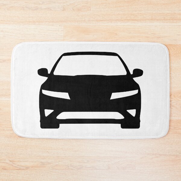 Item preview, Honda Civic 8th generation FK FN Civic black silhouette designed and sold by EdimDesign.