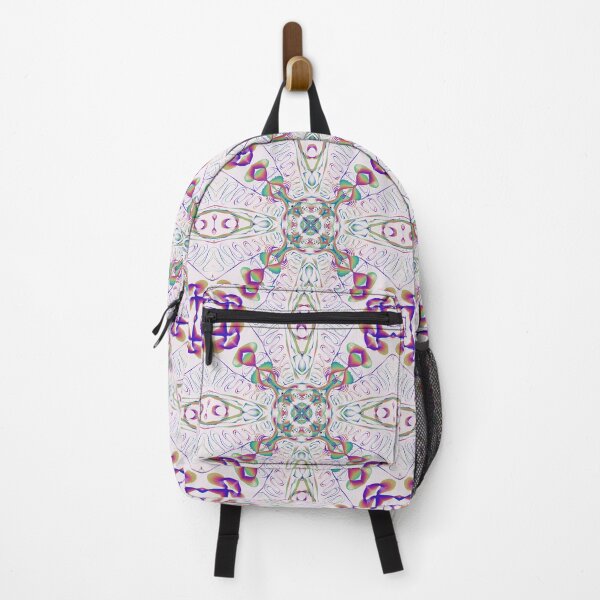 Item preview, Geometrical fractal art of rectangles and fixtures of parallel structures and saturated colors 68 designed and sold by Shape-And-Color.