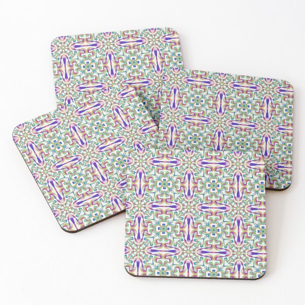 Item preview, Geometrical fractal art of rectangles and fixtures of parallel structures and saturated colors 69 designed and sold by Shape-And-Color.