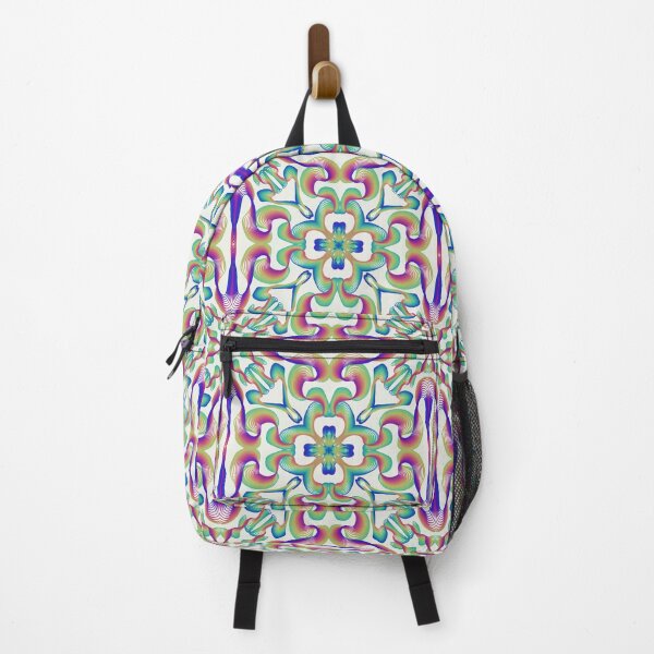 Item preview, Geometrical fractal art of rectangles and fixtures of parallel structures and saturated colors 69 designed and sold by Shape-And-Color.