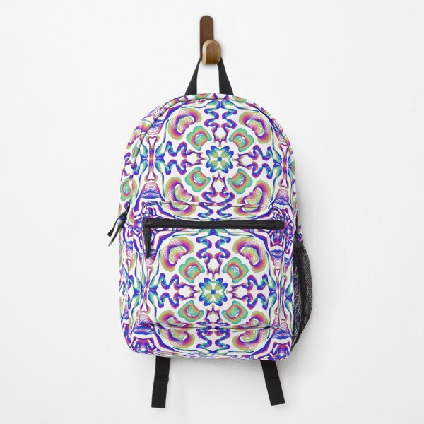 Item preview, Geometrical fractal art of rectangles and fixtures of parallel structures and saturated colors 70 designed and sold by Shape-And-Color.
