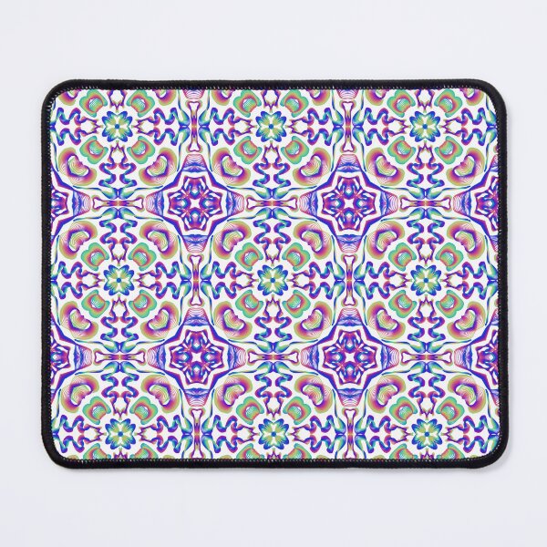 Item preview, Geometrical fractal art of rectangles and fixtures of parallel structures and saturated colors 70 designed and sold by Shape-And-Color.