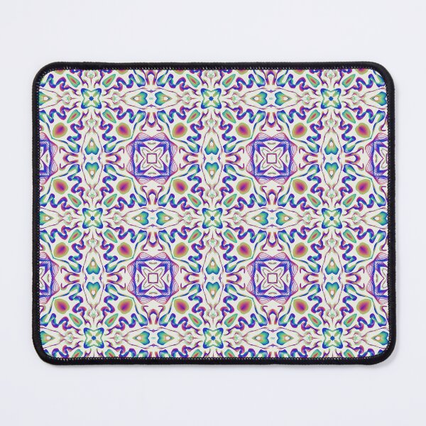 Item preview, Geometrical fractal art of rectangles and fixtures of parallel structures and saturated colors 72 designed and sold by Shape-And-Color.