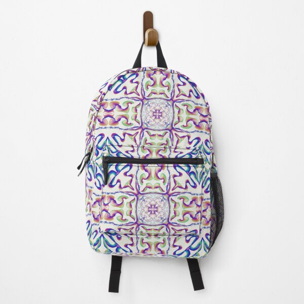 Item preview, Geometrical fractal art of rectangles and fixtures of parallel structures and saturated colors 74 designed and sold by Shape-And-Color.