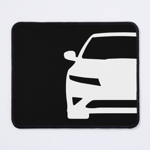 Item preview, Honda Civic 8th generation FK FN Civic white silhouette designed and sold by EdimDesign.