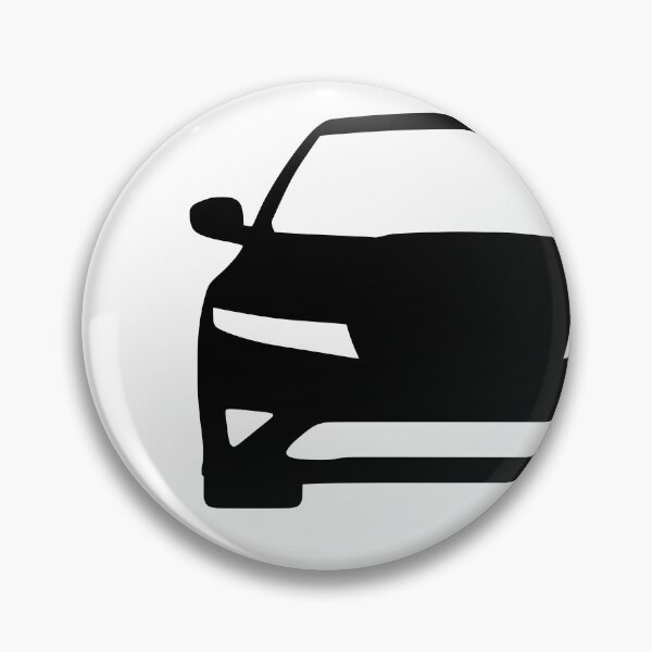 Item preview, Honda Civic 8th generation FK FN Civic black silhouette designed and sold by EdimDesign.