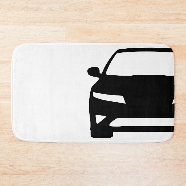 Item preview, Honda Civic 8th generation FK FN Civic black silhouette designed and sold by EdimDesign.