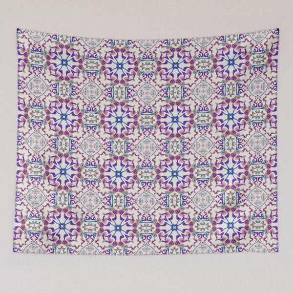 Item preview, Geometrical fractal art of rectangles and fixtures of parallel structures and saturated colors 76 designed and sold by Shape-And-Color.