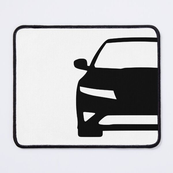 Item preview, Honda Civic 8th generation FK FN Civic black silhouette designed and sold by EdimDesign.