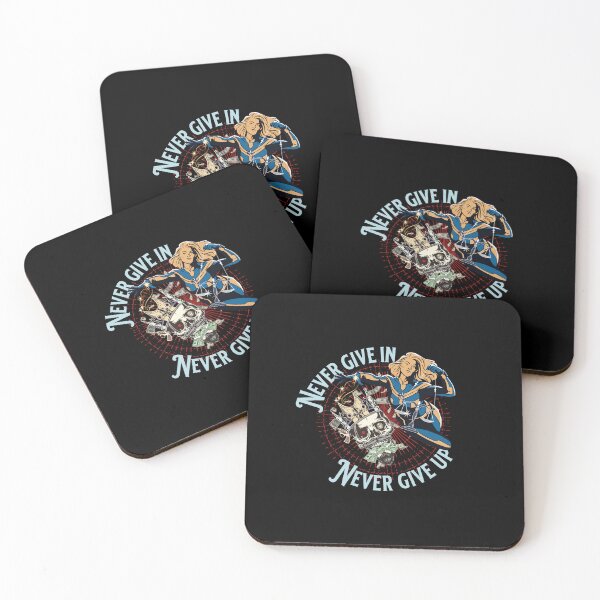 Item preview, Never Give in Never Give up designed and sold by Anchor & Thread.