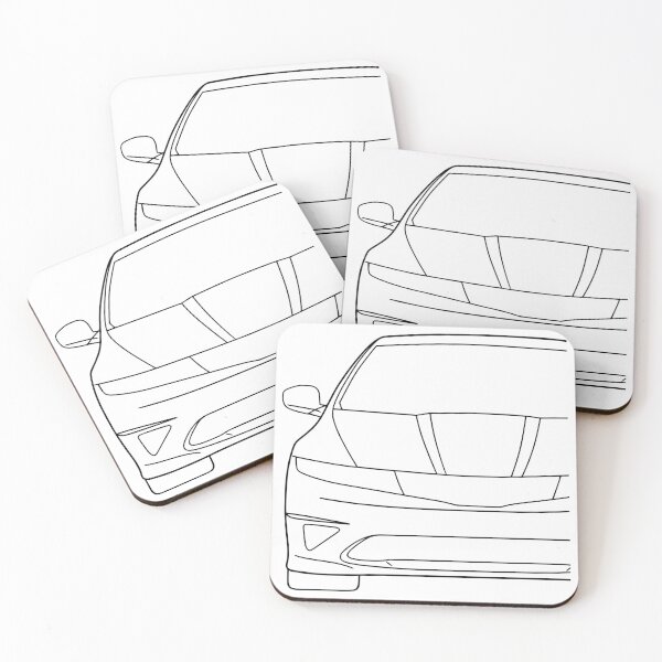 Item preview, Honda Civic 8th generation FK FN Civic black lines designed and sold by EdimDesign.