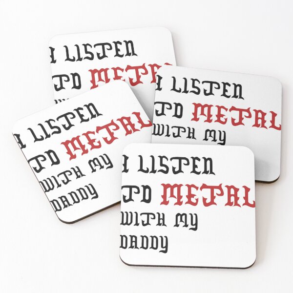 Item preview, I listen to metal with my daddy designed and sold by Akkhay.
