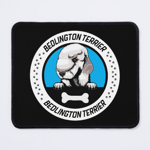 Item preview, Bedlington Terrier Peeking Badge designed and sold by KrisSidDesigns.