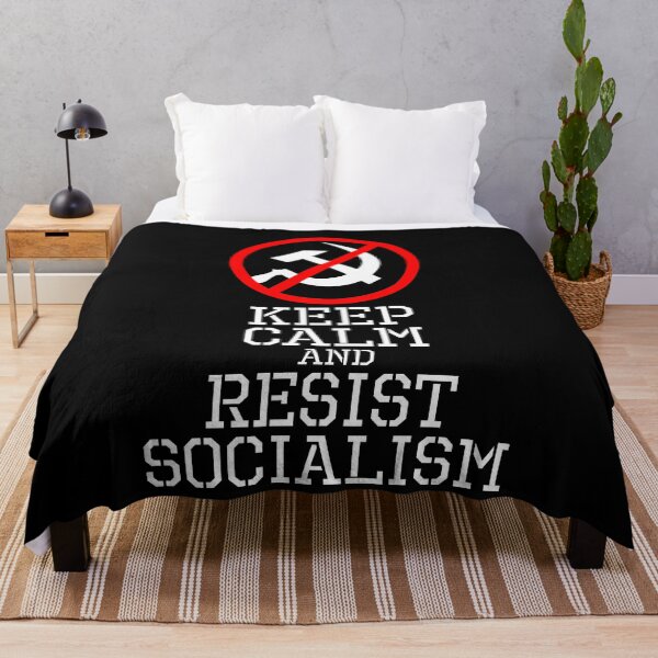 Item preview, Keep Calm And Resist Socialism designed and sold by Styrman.
