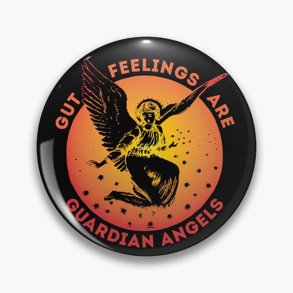 Item preview, Gut feelings are guardian angels orange yellow gradient designed and sold by hockeng.