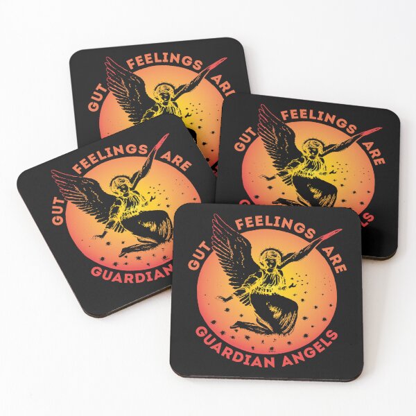Item preview, Gut feelings are guardian angels orange yellow gradient designed and sold by hockeng.