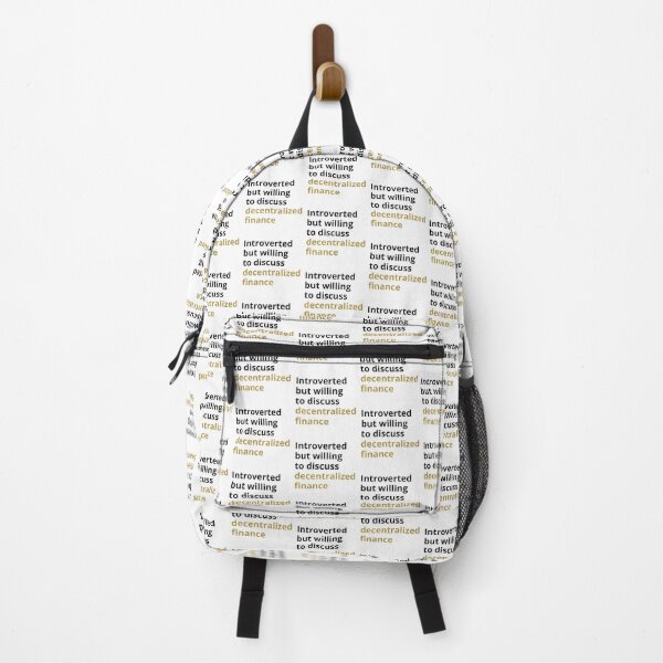 Item preview, Introverted but willing to discuss decentralized finance  designed and sold by ThoughtJumble.