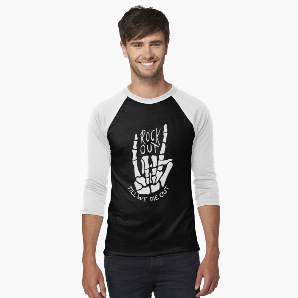Rock Out Baseball ¾ Sleeve T-Shirt