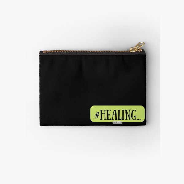 Item preview, #healing - hashtag healing with green highlight in bold black font (Black edition) designed and sold by Heal with  Sumit.