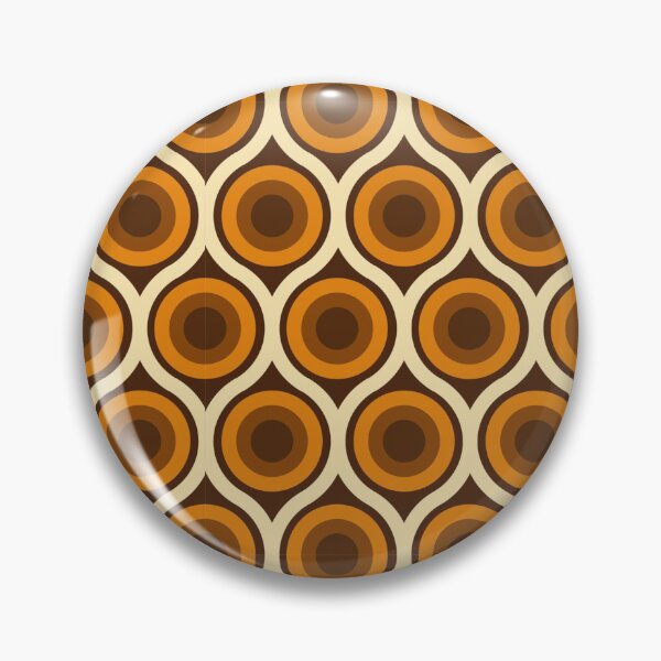 Item preview, Retro orange pattern designed and sold by FonkyPenguin.