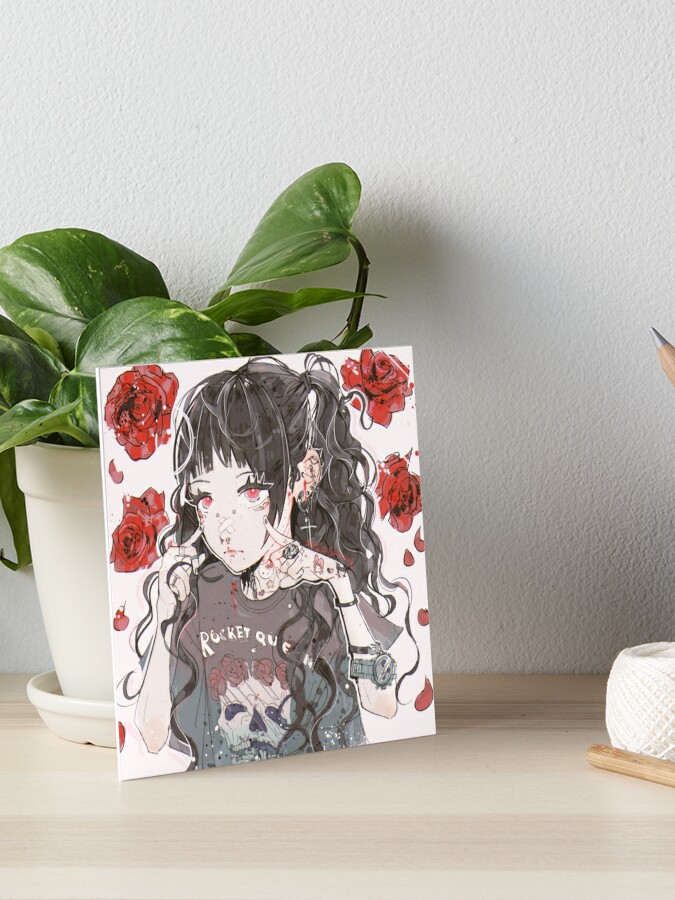 Rocket queen anime girl Art Board Print for Sale by RainbowChild80