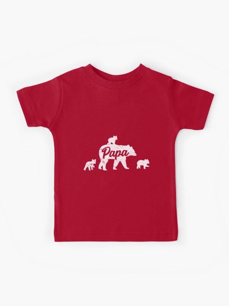  Papa Bear 3 Cubs Shirt Daddy Bear 3 Kids TShirt Papa 3 Kids T- Shirt : Clothing, Shoes & Jewelry