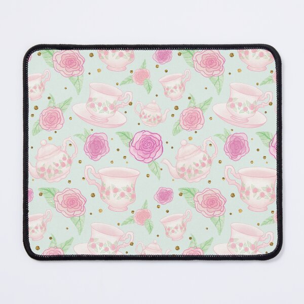Item preview, Sweet Mint Rose Tea Party Pattern designed and sold by OhMyStarling.