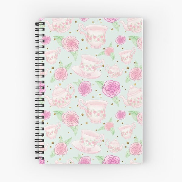 Item preview, Sweet Mint Rose Tea Party Pattern designed and sold by OhMyStarling.