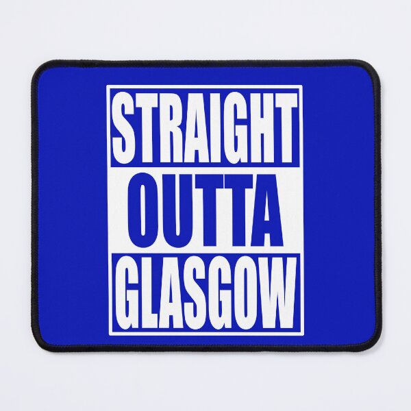 Item preview, Straight Outta Glasgow, Rangers, Scottish Football, Football Fan Gift, Glasgow designed and sold by FootyLocker.