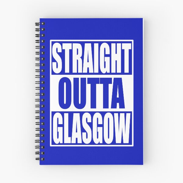 Artikelvorschau, Straight Outta Glasgow, Rangers, schottischer Fußball, Fußball-Fan-Geschenk, Glasgow entworfen und verkauft von FootyLocker.