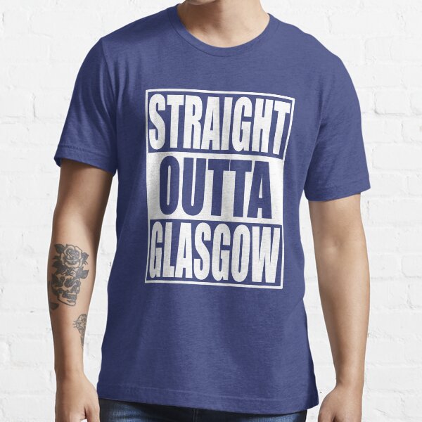"Straight Outta Glasgow, Rangers, Scottish Football, Football Fan Gift