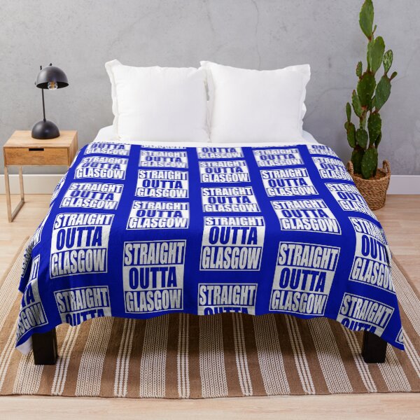 Item preview, Straight Outta Glasgow, Rangers, Scottish Football, Football Fan Gift, Glasgow designed and sold by FootyLocker.
