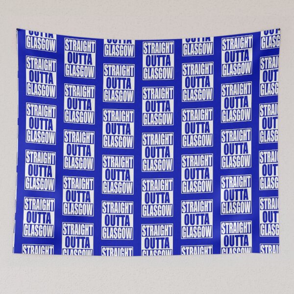 Item preview, Straight Outta Glasgow, Rangers, Scottish Football, Football Fan Gift, Glasgow designed and sold by FootyLocker.