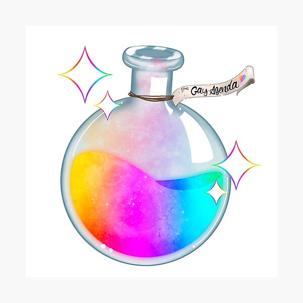 Item preview, The Gay Agenda Magic Potion designed and sold by SirenSpellStudios.