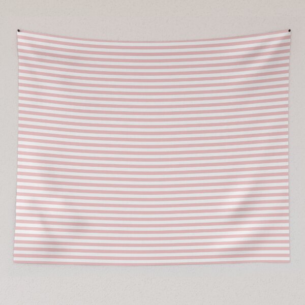Item preview, Tiny BABY PINK and WHITE Horizontal PINSTRIPES designed and sold by RachelMacht.