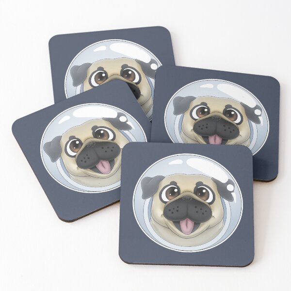 Item preview, Pug Pals (Astronaut) designed and sold by Pods-n-Pugs.