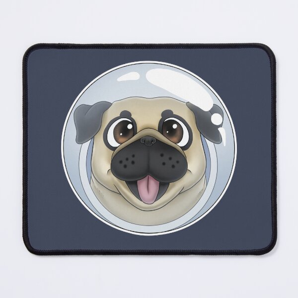 Item preview, Pug Pals (Astronaut) designed and sold by Pods-n-Pugs.