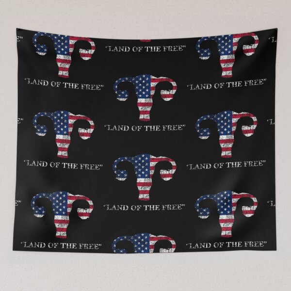 Item preview, Pro-Choice United States Land of the Free Uterus designed and sold by DesignsofWhimsy.