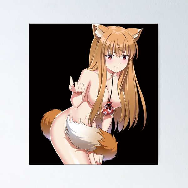 Item preview, Holo Spice and Wolf Anime Waifu designed and sold by emmittgrovel.